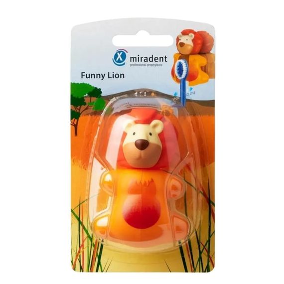 Тримач для щітки Miradent Funny animals - Лев