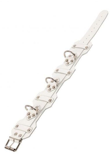 Ошейник VIP Leather Collar, White Sex Aura | Зображення 2