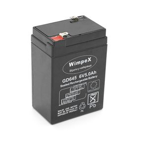 Акумуляторна батарея Wimpex WX-645 6V 5A h (70x47x100 (105)), 0.60 kg, Black, Q20