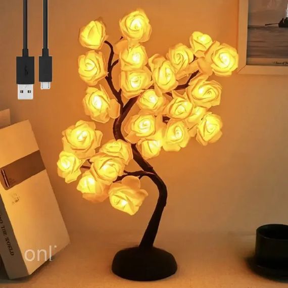 Настільний світильник Дерево з трояндами XPRO 24LED (234574718_378) | Зображення 9