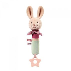 Іграшка пискавка-прорізувач Кролик Каро Babyono 1682 Різнокольоровий shop (5901435418369)