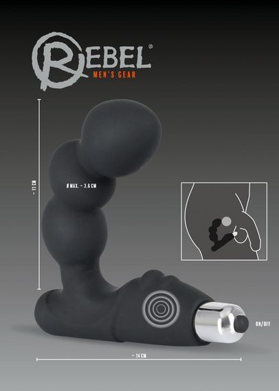 Массажер простаты - Rebel Prostate Stimulator sexstyle | Зображення 3