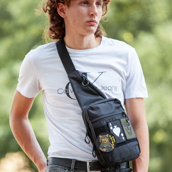 Сумка для прихованого носіння пістолета, Чоловіча сумка кросбоді кобура тактична GR-47 | Зображення 7