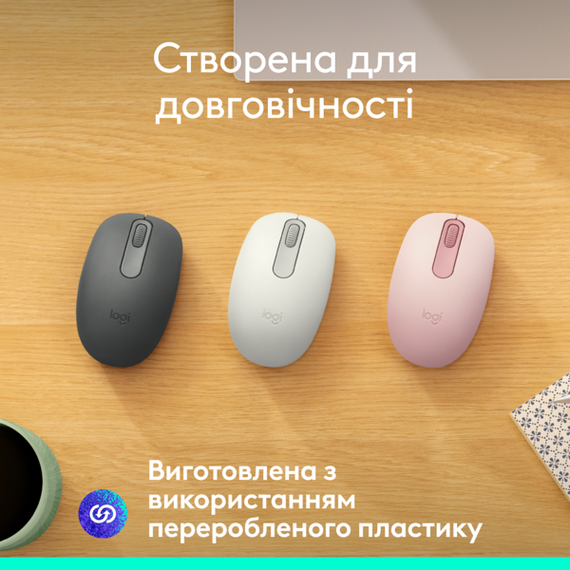 Мишка Logitech M196 Bluetooth Graphite (910-007459) | Зображення 3