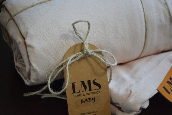 Дитяча постільна білизна Limasso Stonewashed Ranforse Baby 100х150 см Camello Roses | Зображення 4