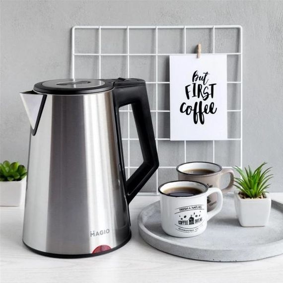 Электронный чайник MAGIO MG-988, Маленький электрочайник, Тихий RX-389 электрический чайник | Зображення 7