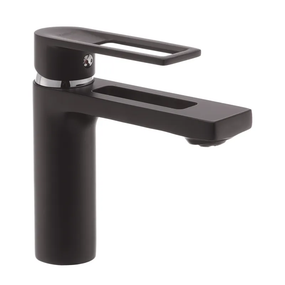 Смеситель для умывальника Haiba Foster 001 Black (HB0964)