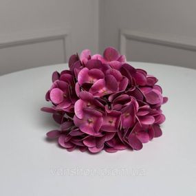 Гортензия латексная искусственная h=70см d=17см 1шт. Цвет: фуксия AK-90