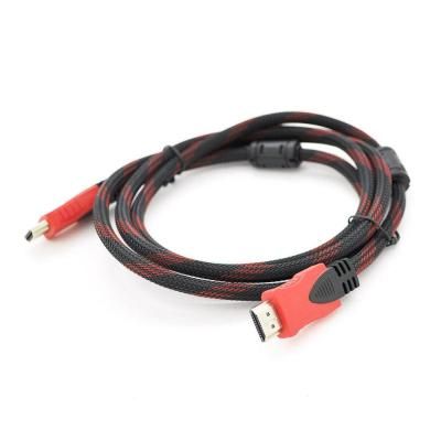 Кабель мультимедийный HDMI M to HDMI M 20.0m V1.4 black/red Merlion (YT-HDMI(M)/(M)NY/RD-20m)