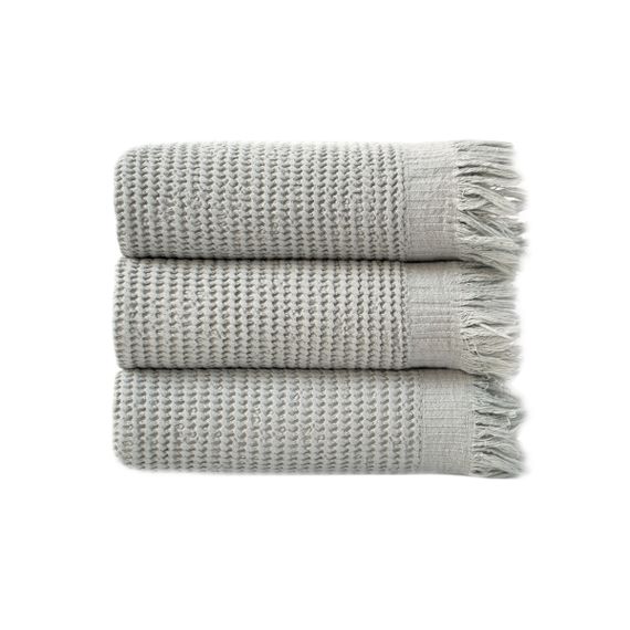 Рушник Lotus Home 11380 Туреччина 50*100 см  Бавовна + бамбук Світло-сірий