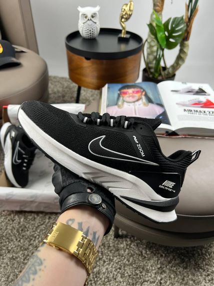 Чоловічі кросівки Air Zoom Black White  (текстиль) A4081 43 28 | Зображення 6