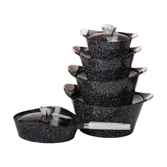 Набор посуды из 5 предметов, алюминий, толстое дно MGC HP-4-409 | Зображення 6