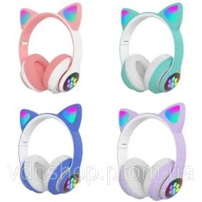 Бездротові навушники Cat STN-28 / Гарнітура з мікрофоном FM радіо Bluetooth
