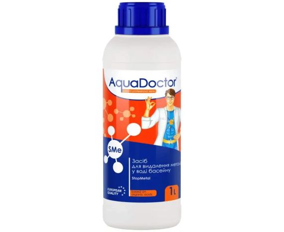 AquaDoctor SMe-1, StopMetal. Засіб для видалення металів, 1л