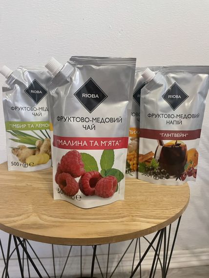 Чай Rioba концентрованный Малина та мята 500 г | Зображення 1