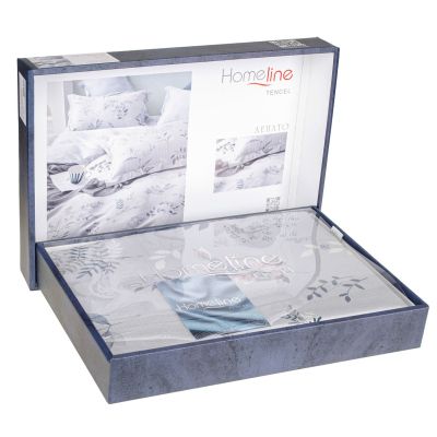 Постельное белье Home Line Сатин Тенсел Лепато евро (187065)