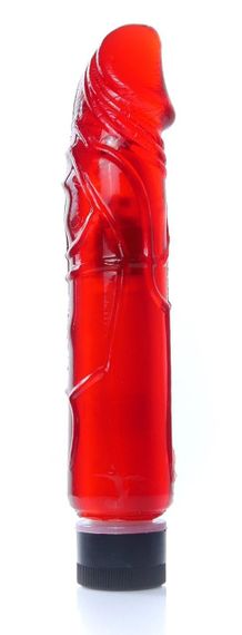 Вібратор Boss Series - Juicy Jelly Multispeed Red, (довжина 22 см, діаметр 4 см) BS6700075 Sex Aura | Зображення 2
