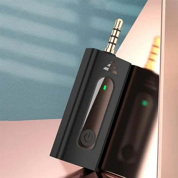 Подвійний бездротовий петличний мікрофон K35 (AUX 3.5mm) | Зображення 5