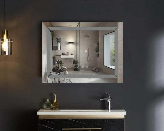 Дзеркало Mixxus Light MR01-70x50 (годинник, LED-підсвічування, антизапотівання) (MI6000) | Зображення 2