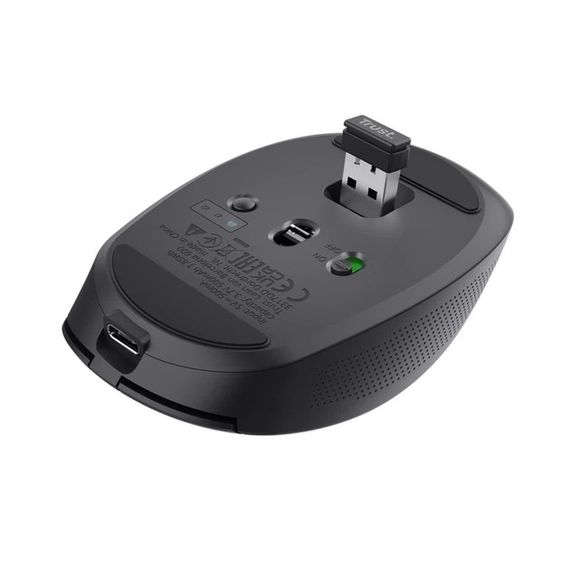 Миша бездротова комп'ютерна Trust Ozaa Compact Multi-Device Wireless Black 24819_TRUST чорна | Зображення 8