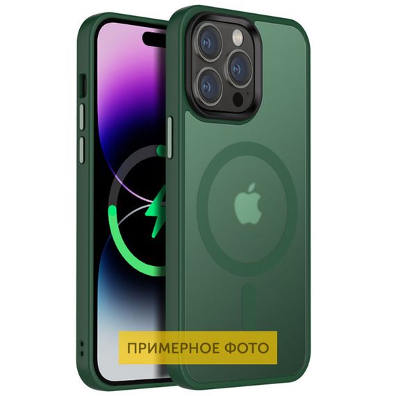 TPU+PC чохол Metal Buttons with MagSafe Colorful для Apple iPhone 16 Pro Max (6.9")
