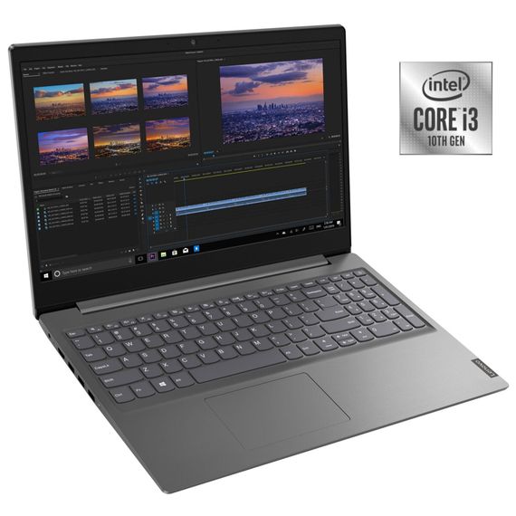 Ультрабук Б-класс Lenovo V15-IIL / 15.6" (1920x1080) TN / Intel Core i3-1005G1 (2 (4) ядра по 1.2 - 3.4 GHz) / 8 GB DDR4 / 128 GB SSD / Intel UHD Graphics / WebCam / Win 11 б/у