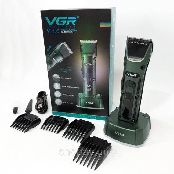 Машинка для стрижки волосся з різними насадками VGR V-696, Машинка для стрижки від акб ML-62 | Зображення 8