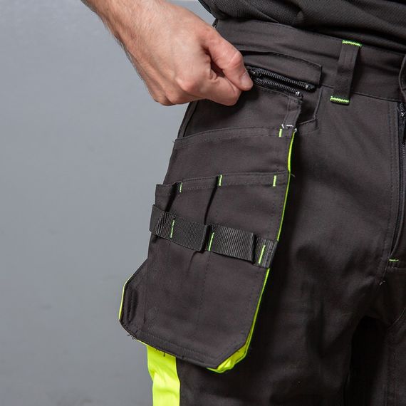 Штани робочі PROTECT, чорні, розмір M | Зображення 2