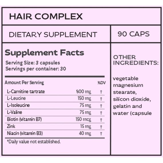 Комплекс для волос LOK Nutrition My Hair 90 Caps | Зображення 1