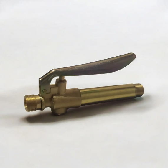 Латунний універсальний кран-ручка для обприскувача з різзю 19 мм, герметичний кран ручка на обприскувач | Зображення 1