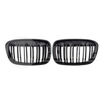 Решетки радиатора компл. BMW X1 F48 15-19  (мат. чёрн. двойная), AutoTechteile, 708 5159, 708 5160