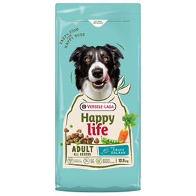 Сухий корм для собак з лососем Happy Life Adult with Salmon 12.5 кг