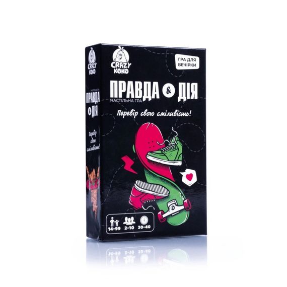 Карточная игра "Правда или действие" VT5903-02, 50 карточек, игральный кубик