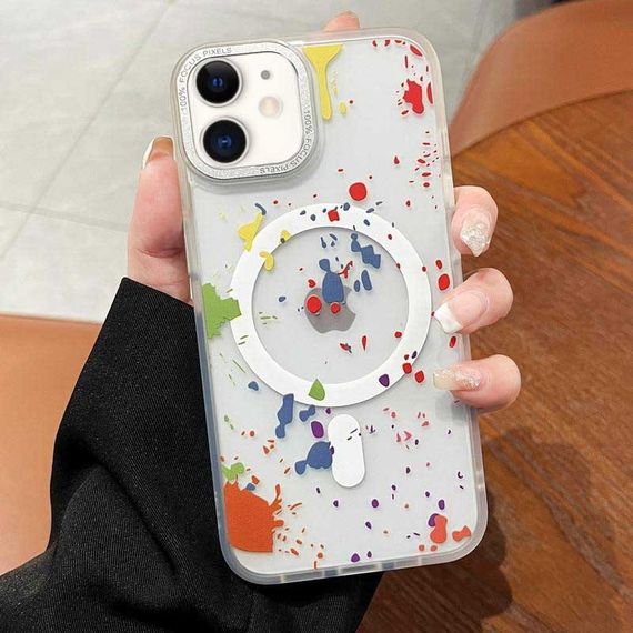 Чехол TPU+PC Flush with MagSafe для Apple iPhone 11 (6.1") White | Зображення 1