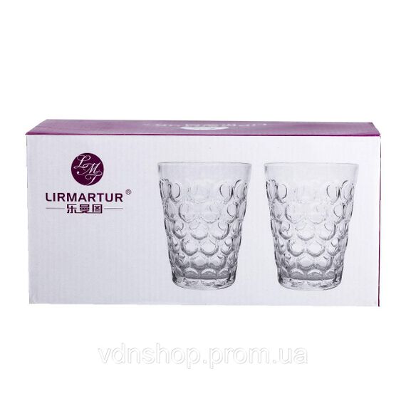 Набор стеклянных  стаканов 6 шт 400 мл для лимонадов, сока, воды, коктейлей HP-YH-9 | Зображення 3