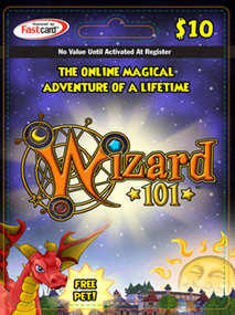 Wizard 101 Gift Card 10 USD Key