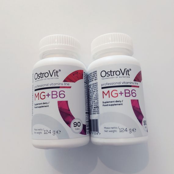 Mg + B6 Магній + В6 OstroVit 90 таблеток