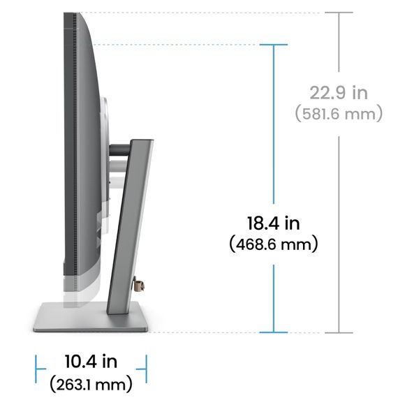 TFT 31.5" BenQ RD320U, 4K, IPS, 2хHDMI, DP, USB- C, USB-hub, HAS, Pivot, кол., сірий | Зображення 7