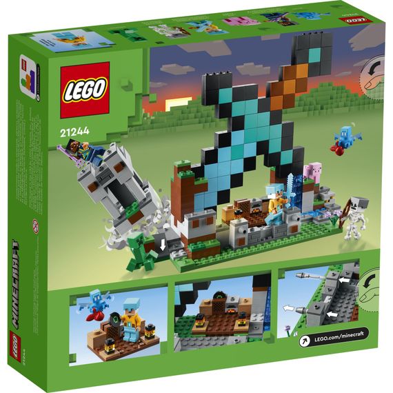 Конструктор LEGO Minecraft Форпост із мечем 427 деталей (21244) | Зображення 6