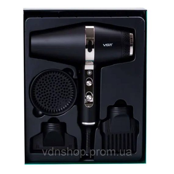 Фен для волос VGR HPV451 профессиональный с концентратором 2000 Вт | Зображення 3
