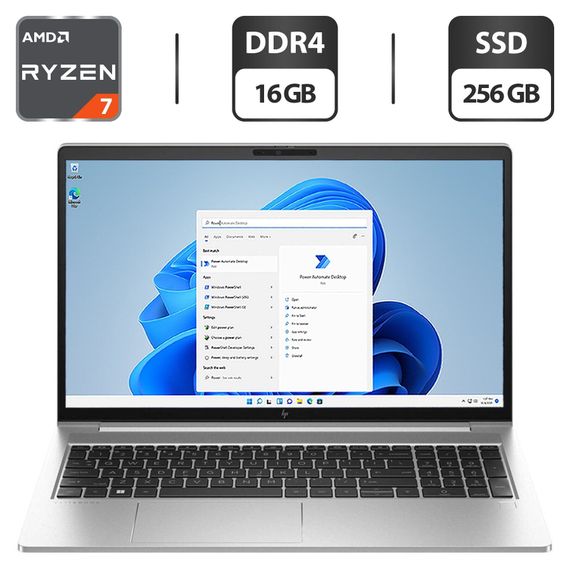 Ноутбук HP EliteBook 655 G10 / 15.6" (1920x1080) IPS / AMD Ryzen 7 7730U (8 (16) ядер по 2.0 - 4.5 GHz) / 16 GB DDR4 / 256 GB SSD / AMD Radeon Vega 8 Graphics / WebCam б/в