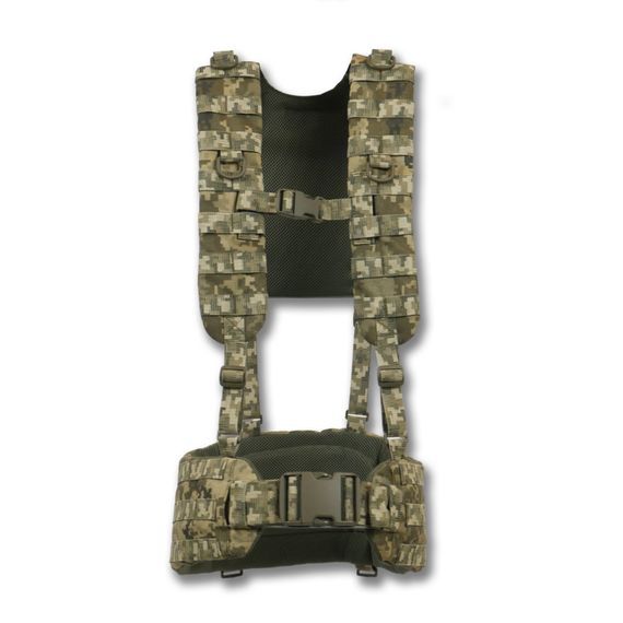 Ремни плечевые (лямки) мягкие для тактических поясов РПС Піксель | Зображення 1