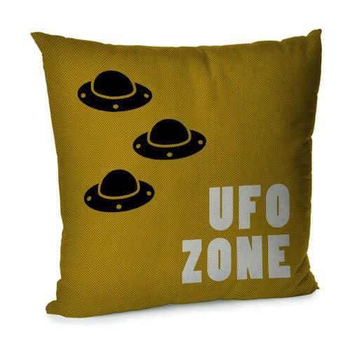 Подушка диванна з оксамиту Ufo zone 45x45 см (45BP_UNI013)