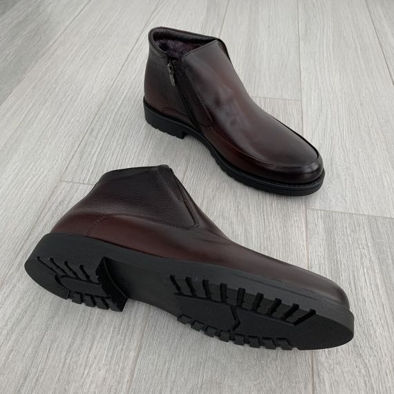 Коричневі черевики шкіряні 41 43 45 розмір. | Зображення 6