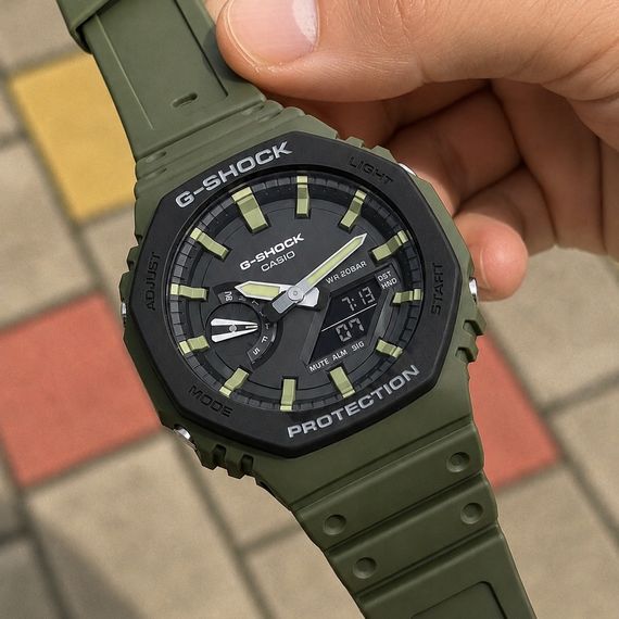 Чоловічий годинник Casio GA-2110SU-3A | Зображення 4