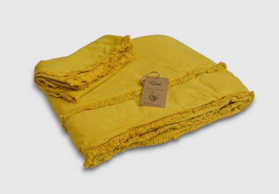 Постельное белье Sikel Stonewashed Soho Firfirli 200 х 220 см Sari | Зображення 2