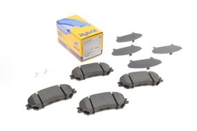 Колодки тормозные передние Nissan Qashqai II 13- X-Trail 19- Renault Kadjar 15- 22-1010-0
