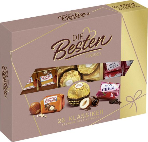 Цукерки шоколадні в коробці Ferrero Collection, 269 г, асорті на подарунок, коекція рафаелло та фенерро
