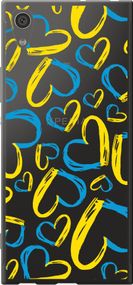 Чехол на Sony Xperia XA1 G3112 Сердца UA "5292u-964-17620"