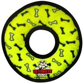 Игрушка для собак КОЛЬЦО прочное ULTIMATE RING TUFFY\'S RING желтый 28х28х5см